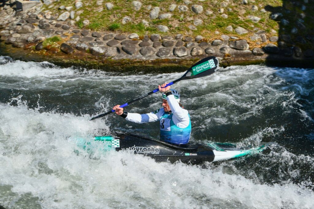 Kajakář Pavel Srbecký